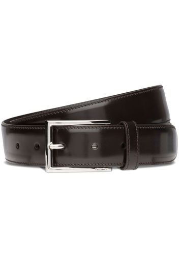 Church's polished buckle-fastening leather belt - Brown