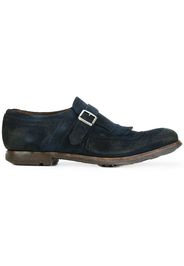 Church's distressed brogue detail monk shoes - Blue