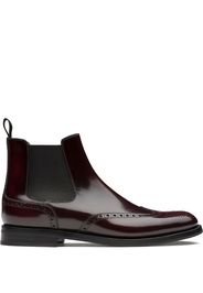 KETSBY WG LIGHT BURGUNDY POLISHED FUME' BOOTS