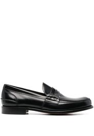 Church's polished-finish round-toe loafers - Black