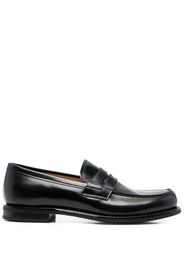 Church's leather penny loafers - Black