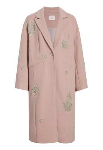 Cinq A Sept Gravis rose-embellished coat - Pink