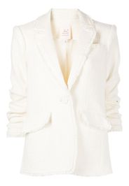 Cinq A Sept Khloe boucle tweed blazer - White