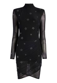 Cinq A Sept Marlene star-print mini dress - Black