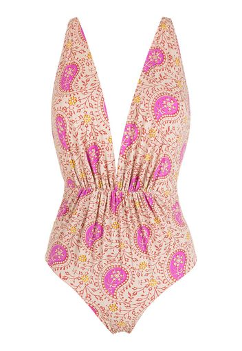 Clube Bossa paisley-print swimsuit - Pink