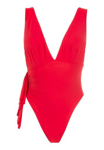 Clube Bossa Unika high-leg swimsuit - Red