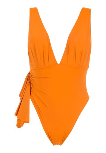 Clube Bossa Unika high-leg swimsuit - Orange