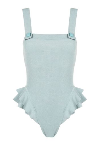 Clube Bossa Barres one-piece swimsuit - Blue