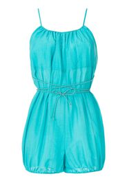 Clube Bossa Calico tied playsuit - Blue