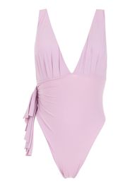 Clube Bossa Unika high-leg swimsuit - Purple