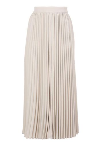 high waist pleated skirt