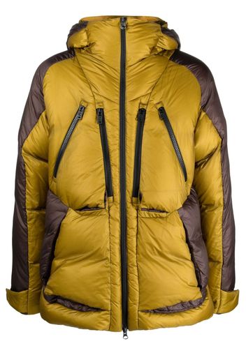 Colmar two-tone hooded down jacket - Yellow