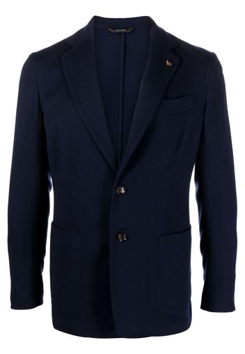 Colombo single-breasted wool blazer - Blue