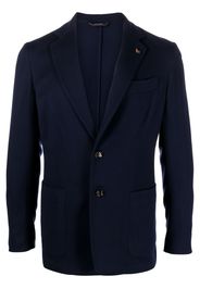 Colombo single-breasted wool blazer - Blue