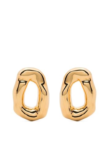 colville engraved-logo chunky stud earrings - Gold