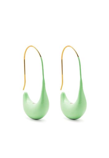 colville enamel-finish detail earrings - Green