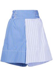 colville two-tone striped cotton shorts - Blue
