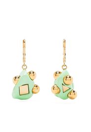 colville abstract drop earrings - Green