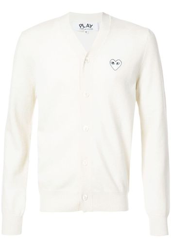 Comme Des Garçons Play cardigan with white heart