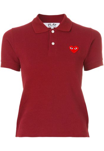 Comme Des Garçons Play logo polo shirt - Pink