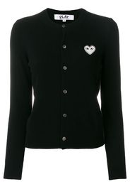 heart logo cardigan