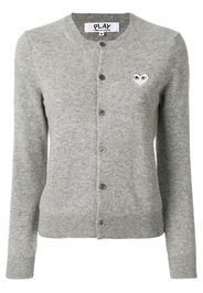 Comme Des Garçons Play round neck cardigan - Grey