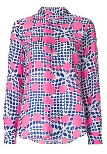 Comme Des Garçons Pre-Owned flowers and dots print shirt - Pink