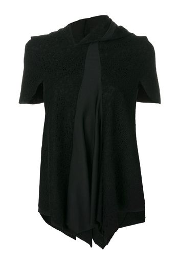 Comme Des Garçons Pre-Owned lace panelled blouse - Black