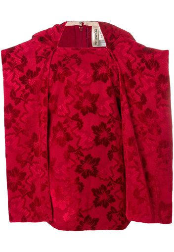 Comme Des Garçons Pre-Owned 1996's jacquard blouse - Red