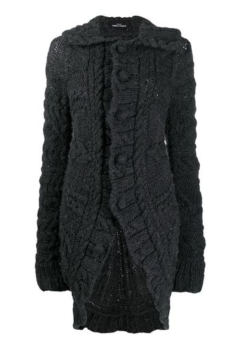 2006 chunky knit elongated cardigan