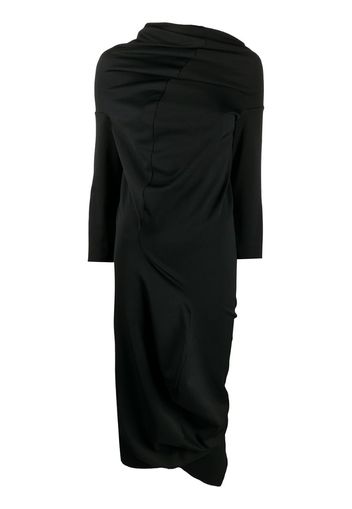 2000 twisted drape dress