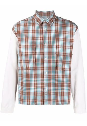 Comme Des Garçons Pre-Owned 1990s plaid check shirt - Brown