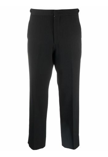 Comme Des Garçons Pre-Owned 2000s cropped tailored trousers - Black