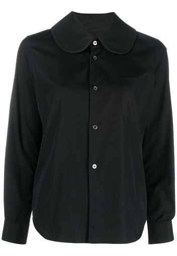 Comme Des Garçons Pre-Owned 2000s Peter Pan-collar shirt - Black