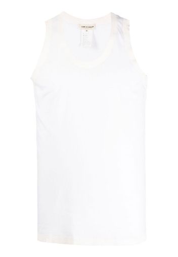 Comme Des Garçons Pre-Owned 2000s raw-edge vest - White