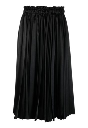 Comme Des Garçons Pre-Owned 2000s pre-owned pleated midi skirt - Black