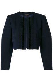 Comme Des Garçons Pre-Owned cropped jacket - Blue