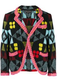 Comme Des Garçons Pre-Owned patterned jacket - Black