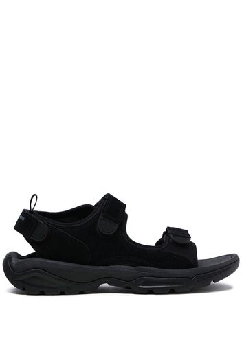 Comme Des Garçons Homme logo-print touch-strap sandals - Black