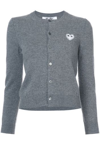 heart embellished cardigan