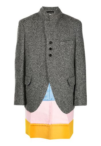 Comme Des Garçons Homme Plus colour-block panelled blazer - Grey