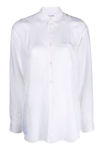 Comme Des Garçons Shirt long-sleeve cotton shirt - White