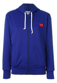 embroidered heart hoodie