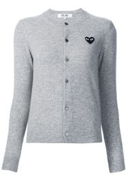 heart logo cardigan