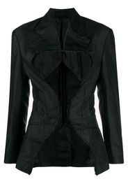 Comme Des Garçons keyhole cut-out jacket - Black