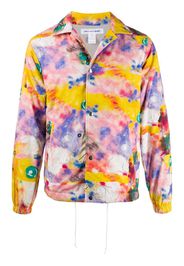 tie-dye graphic print jacket