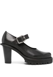Comme Des Garçons 95mm leather sandals - 1 NERO