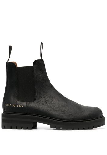 Common Projects Chelsea suede ankle boots - Black