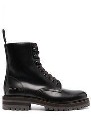 Common Projects Combat lace-up ankle boots - Brown