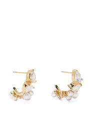 Completedworks pearl and gem embellished earrings - Gold